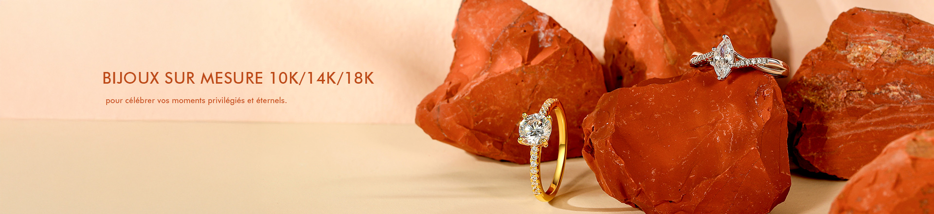 Bijoux sur mesure 10K/14K/18K