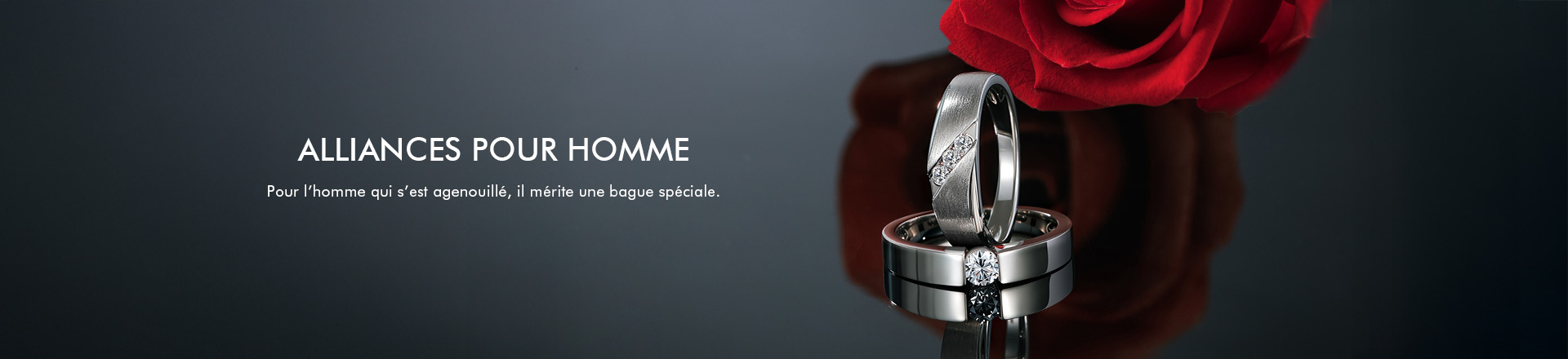 Alliances pour homme