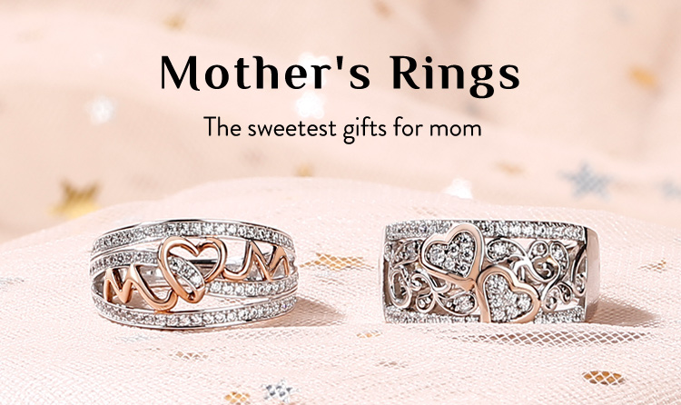 unique mother's rings