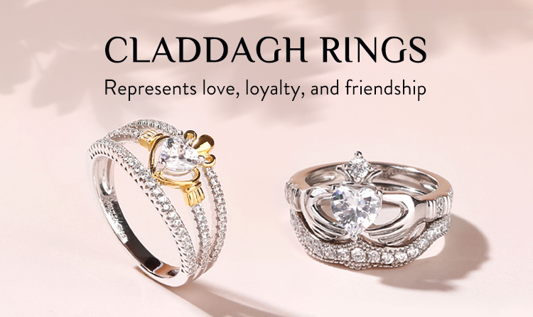 Claddagh Rings Traditional Irish Claddagh Rings Jeulia Jewelry