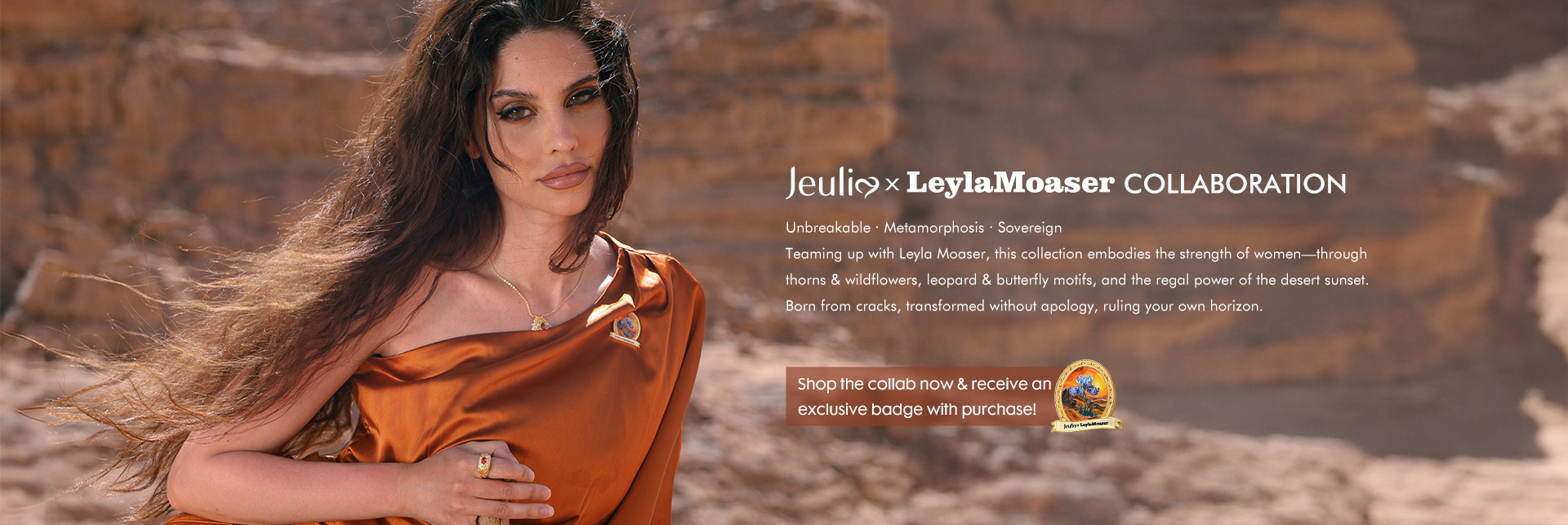 Jeulia × Leyla Moaser Collaboration
