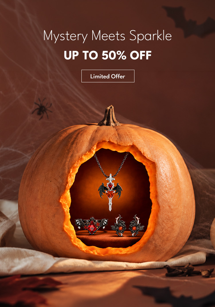 Jeulia Gothic Halloween Jewelry Sale