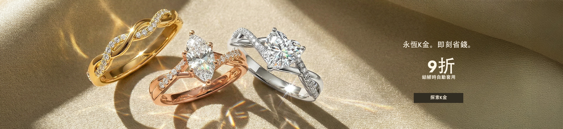 K Gold Moissanite Custom Jewellery