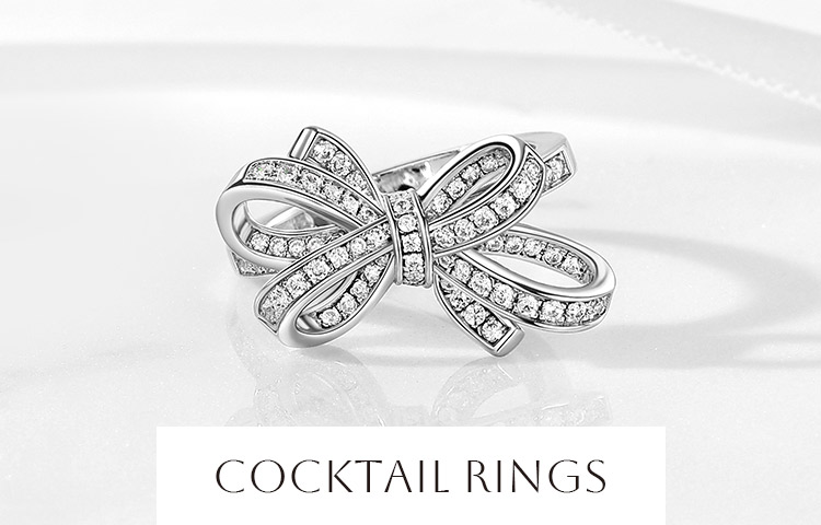 Sterling Silver Ruby CZ Bezel Ring White Gold Cocktail Ring | Diamond rings  design, White gold rings, Gold cocktail ring